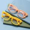 Anti-blue Light Glasses Cute Square Children Eyewear Exquisite Kid Eyeglasses Blue Light Blocking Boy Girl Computer Eyeglas