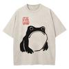 Cotton Vintage Washed Unimpressed Frog T Shirt Hot Fashion MenWomen Aesthetic Funny TShirt Oversize Acid Wash Tees Shirts