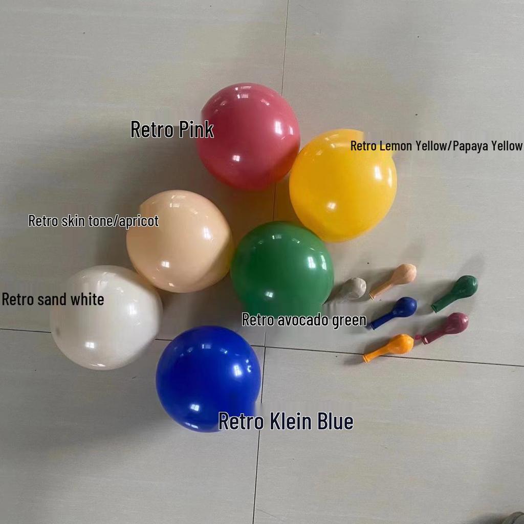 Frosted Round Balloons - 5", 10", 12" Thickened Latex for Birthday & Wedding Decorations