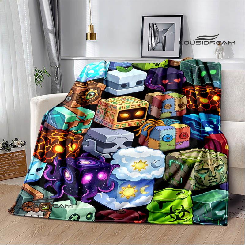 Coperta con stampa di frutti B-blox Coperta da picnic Coperte calde Coperta da esterno Coperte per letti domestici Regalo di compleanno