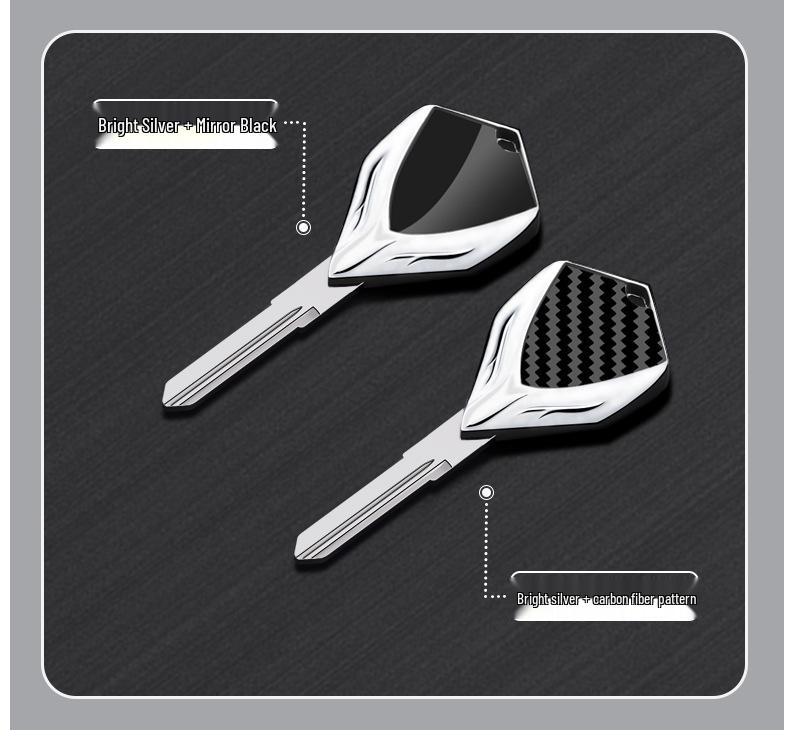 Metal Key Blank Fob for Triumph Bobber, Thruxton 900, Sprint ST Motorcycles