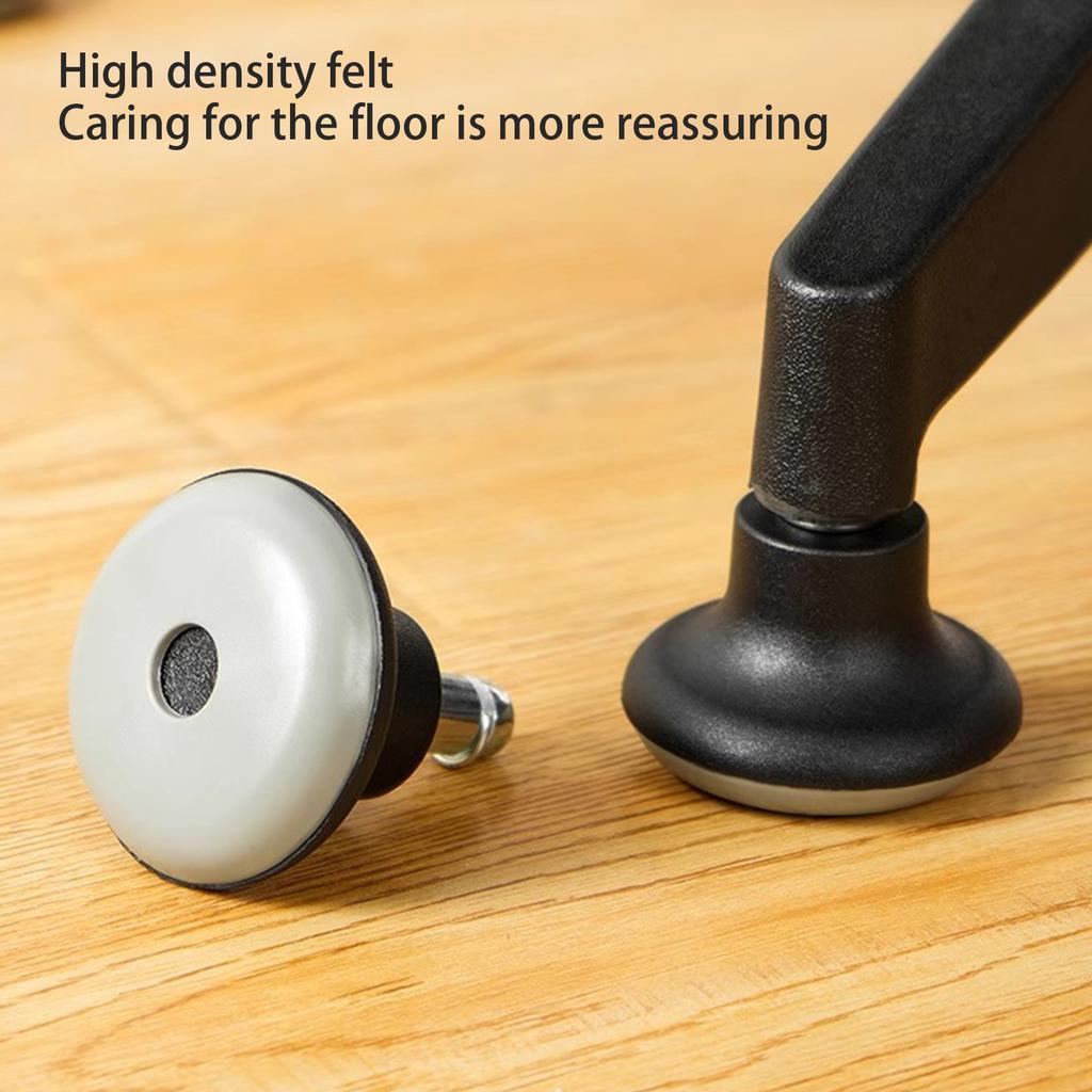 5Pcs Practical Office Chair Chair Glides Replacement Stationary Casters Wheel Accessory for Stability and Safety