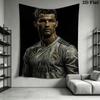 Ronaldo'S Artistic Tribute Visual Masterpiece Bedding 1 Duvet Cover 2 Pillowcase Without Core Christmas Birthday Gift