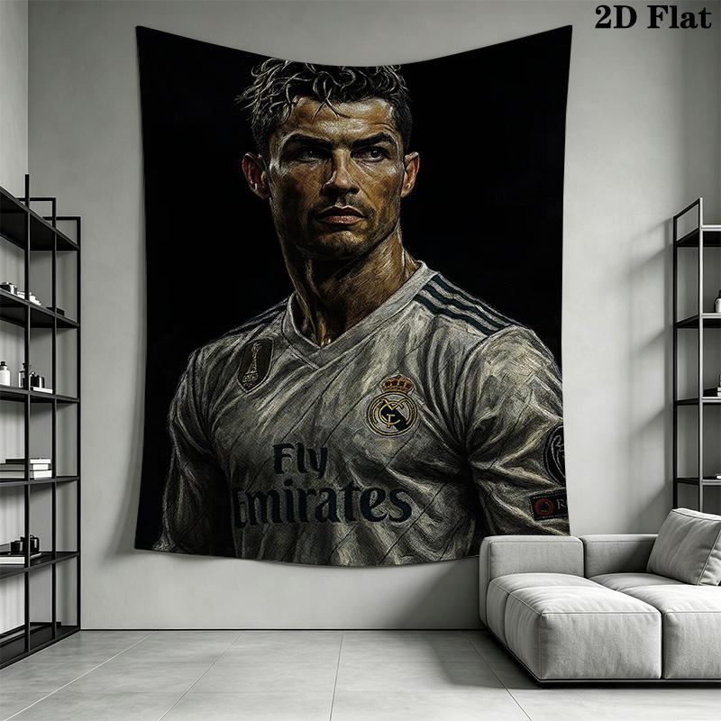 Ronaldo'S Artistic Tribute Visual Masterpiece Bedding 1 Duvet Cover 2 Pillowcase Without Core Christmas Birthday Gift