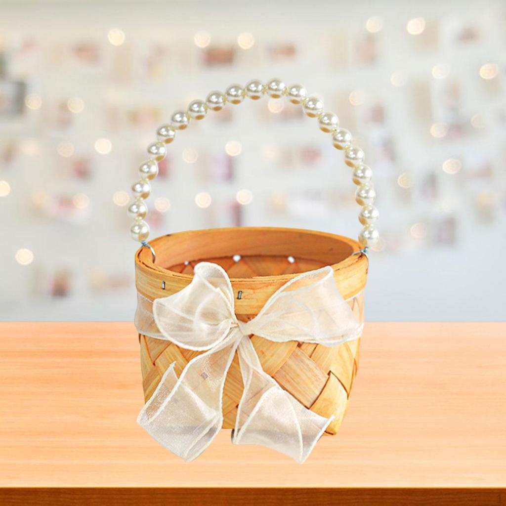 Wedding Basket DIY Easter Mini for Sweets, Gifts Floral Arrangements