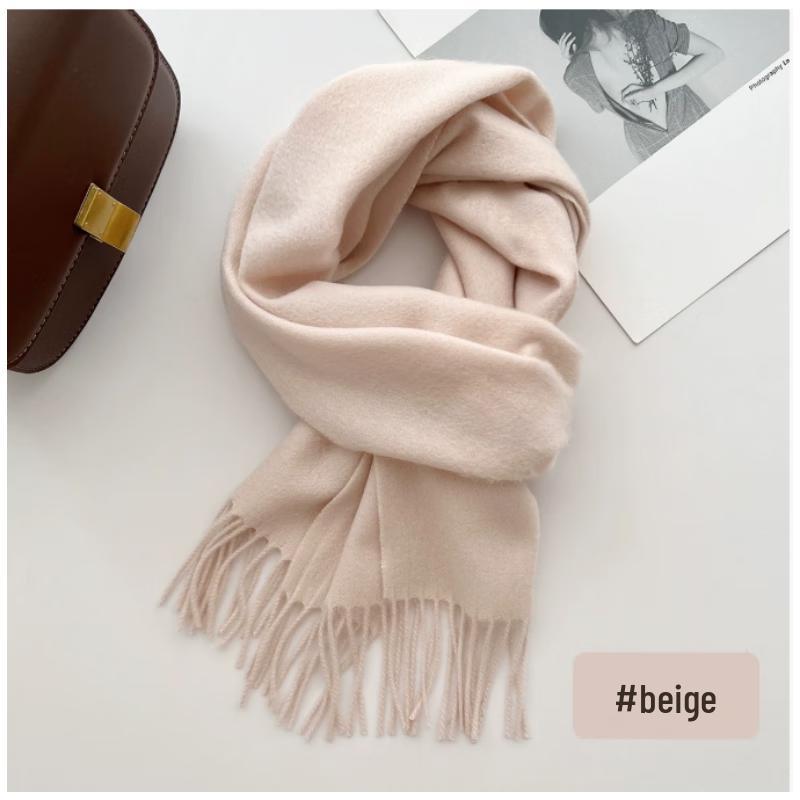 Premium 100% Wool Winter Scarf Shawl