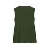 Women’s V Neck Button Front Sleeveless Loose Fit Casual Summer Blouse Top Relaxed Style Lightweight Comfortable Shirt