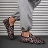 Mode Neue Winter Baumwolle Herren Leopardenmuster Warm Slipper Leichtgewichtige Hausschuhe Damen Plüsch Zuhause Baumwoll-Loafer Unisex Winter Warme Schuhe