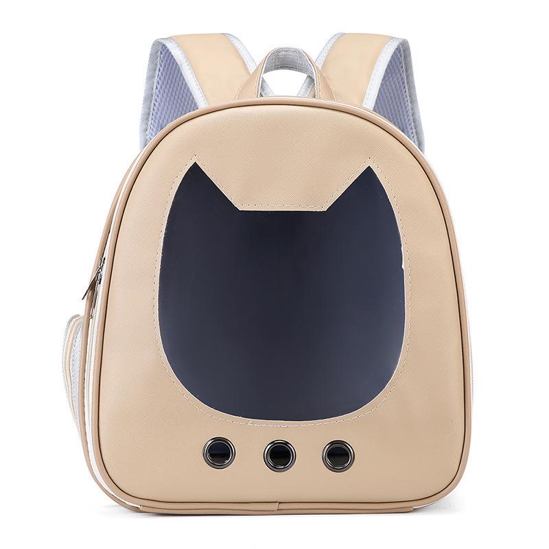 Double Shoulder Cat Backpack with Velvet Pad - Large Capacity Airline-Approved Carrier for Winter Outdoor Use