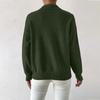 Women's Casual Round Neck Colorblock Pullover Sweater Loose Casual Long Sleeve Contrast Color Top