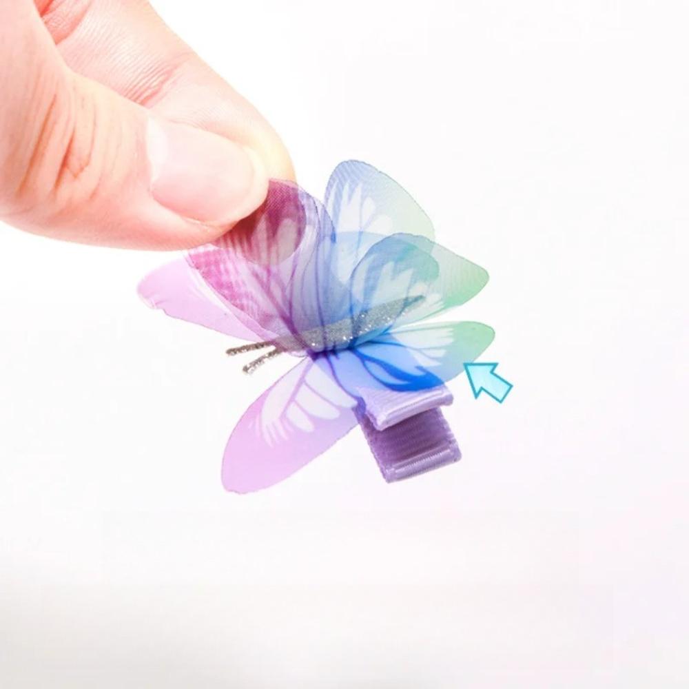 Butterfly Hair Clips for Women Kids Girls Gauze Pinzas Para El Pelo Hairpins Headdress Barette Fille Styling Accessories