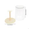 Clear Figure Display Case Rotating Stand for Collectibles Doll Storage Box