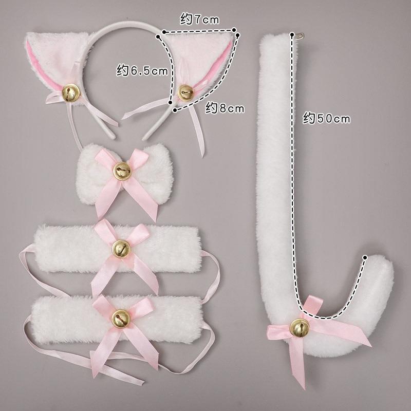 A factory-priced cute olita hairpin plush animal headdress handmade bell cat ear headband