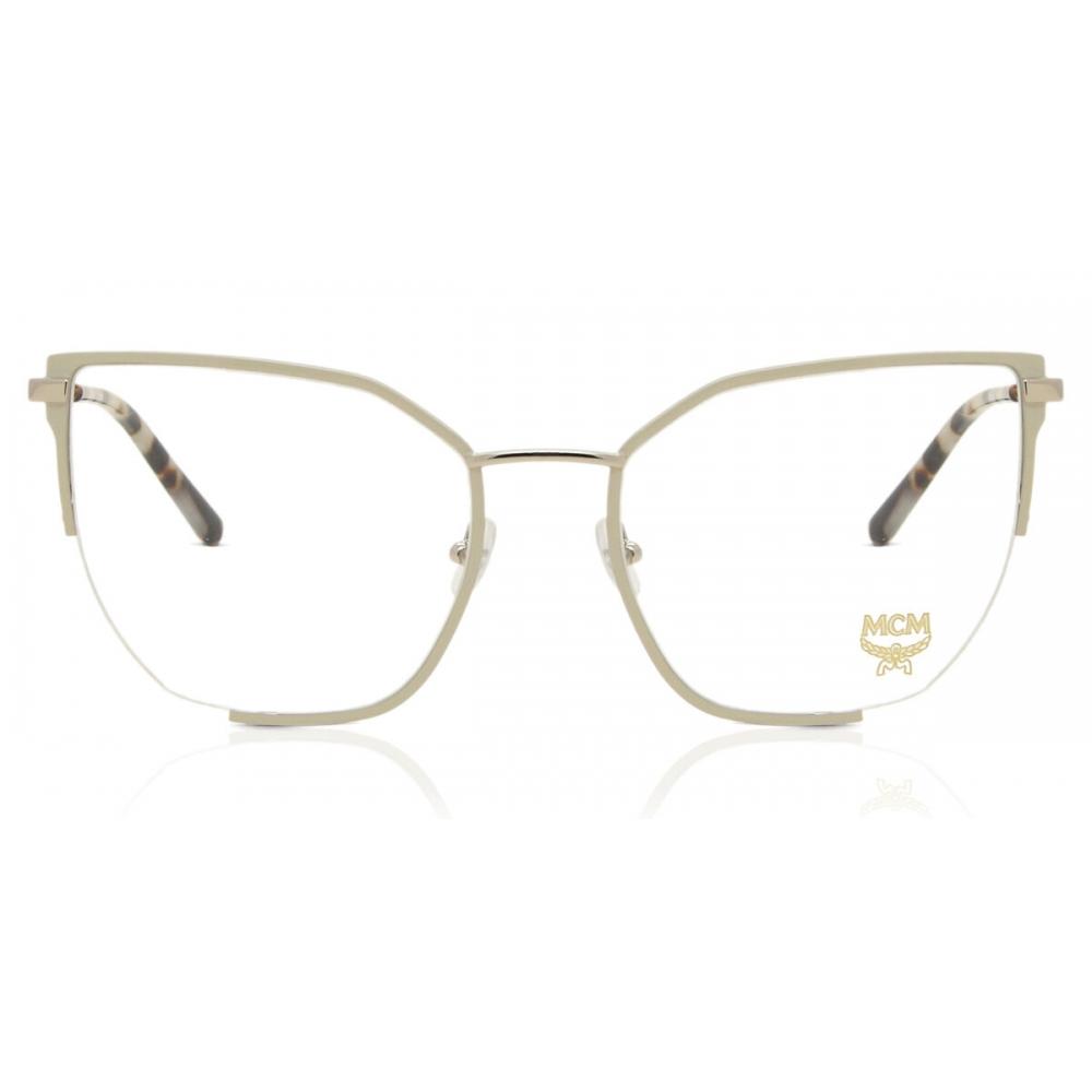 

Mcm 2156 250 Unisex Eyeglasses Beige on Silver/55