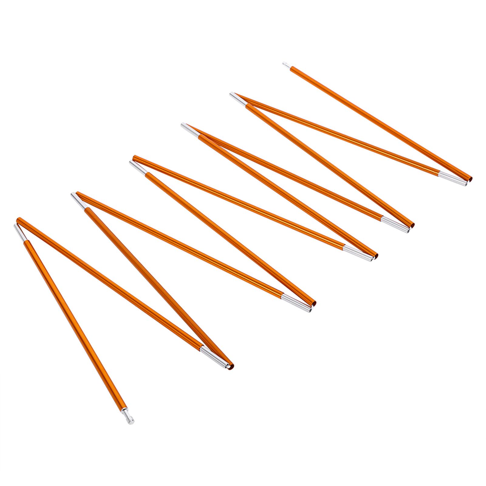 

2Pcs Outdoor Aluminium Alloy Tent Building Supporting Rod Pole Bar For Hiking Camping Gold