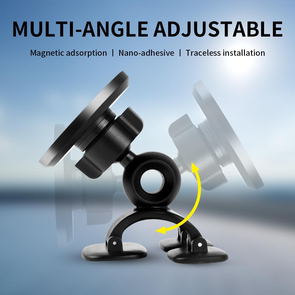 Car Magnetic Cell Phone Holder Suitable For Arc Three Paws Stick-On Universal Cell Phone Holder 360°Rotation Gps Dashboard