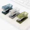 Mini Mini Stapler Transparent Paper Binder Set Office Binding Tools  Stationery