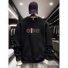 Mens Crewneck Sweatshirt Casual Streetwear Graphic Print Cotton Hoodie-Free Long Sleeve Solid Color