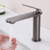LiIong Gunmetal Grey Bathroom Basin Faucet
