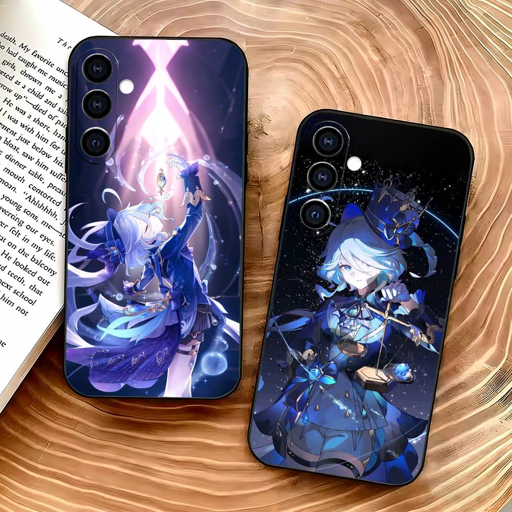 F-Furina G-Genshin I-Impact Phone Case Silicone Soft For Samsung Galaxy A73,A72,A71,A70,A53,A52,A51