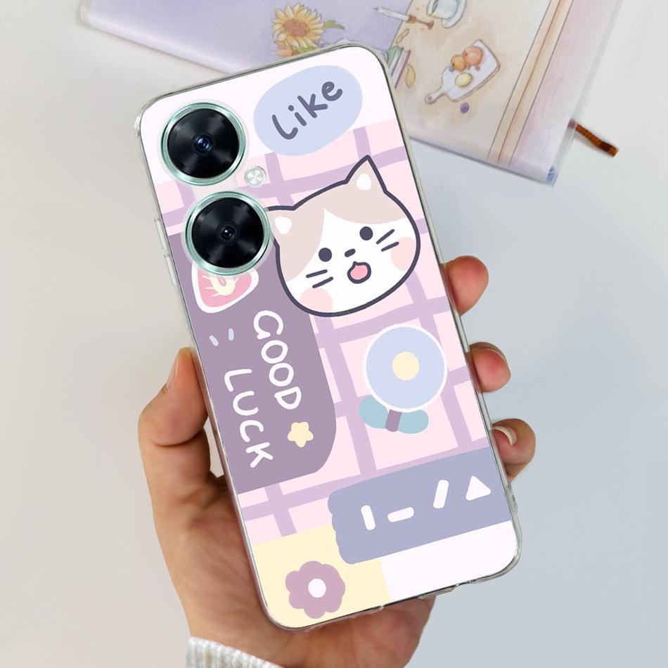 Fashion Elegant Pattern Phone Case For Huawei Nova 11i Soft Silicone TPU Back Cover For Huawei Nova11i 4G MAO-LX9