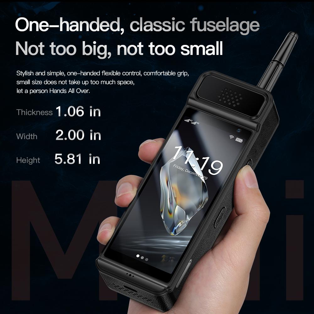 Smartphone W88 Pro Retro 4.0 pollici Android 12.0 Quad-core RAM 2 GB ROM 16 GB 5500 mAh Face ID Type-C Telefono cellulare Dual SIM 4G