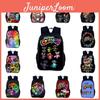 Nightmare Critters Adorable And Stylish Nylon School Bag For Kids With Fun Prints