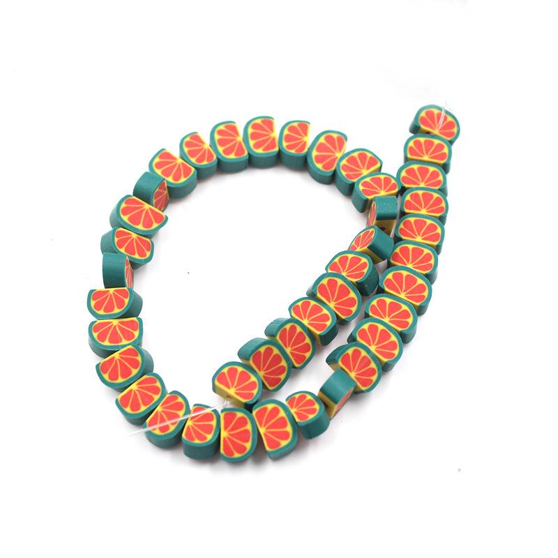 Soft Pottery Beads Beaded Handmade Materials Diy Jewelry Accessories Mobile Phone Chain Bead Separation Mixed Color Soft Pottery Loose Beads