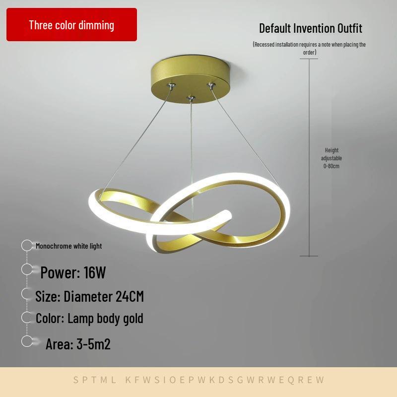 Modern Minimalist Ceiling Light for Living Room, Bedroom, Hallway, or Balcony