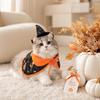 1 Set Pet Halloween Costume Cat Wizard Hat And Cape Cute