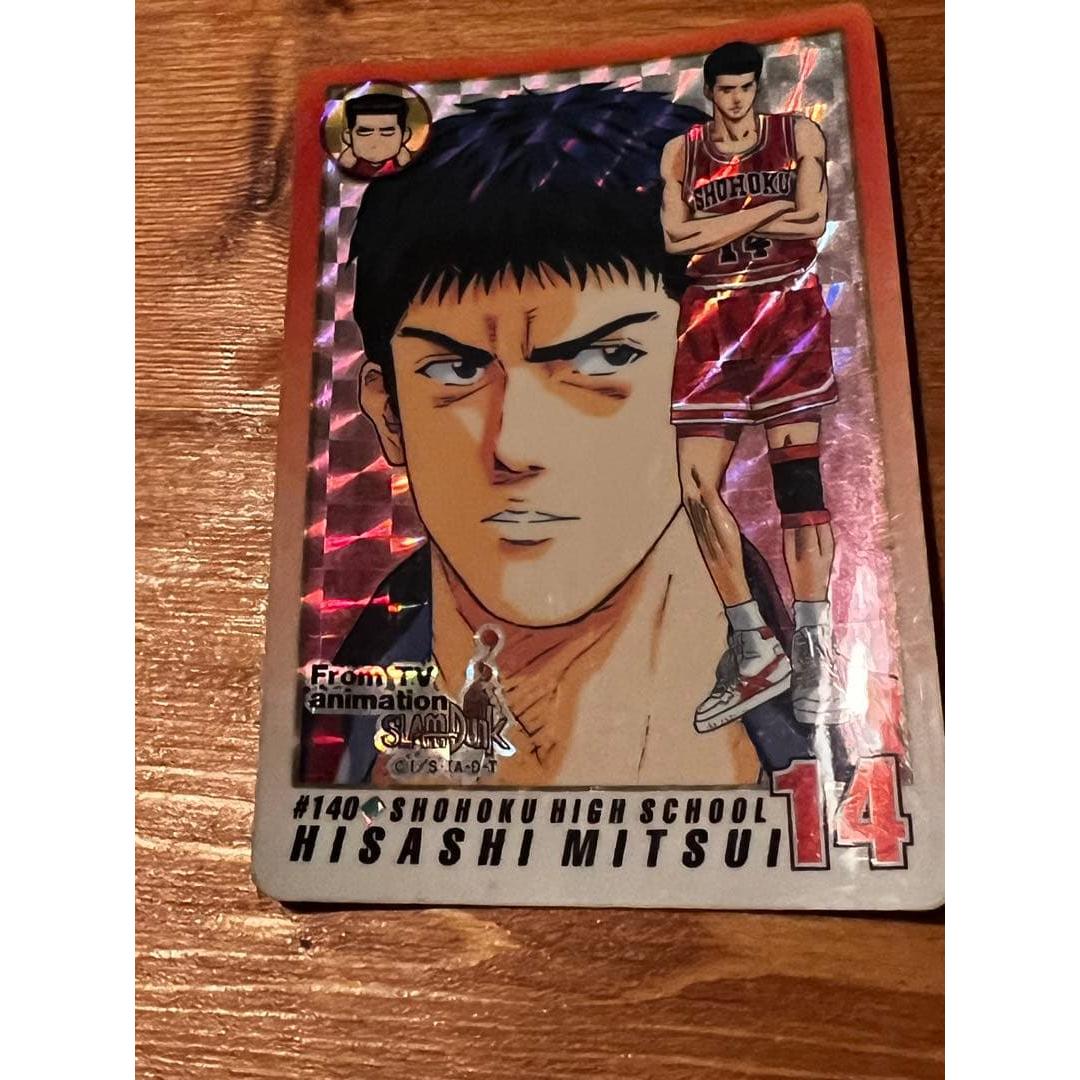 Used Slam Dunk Hisashi Mitsui Trading Card #140 Made in 1995