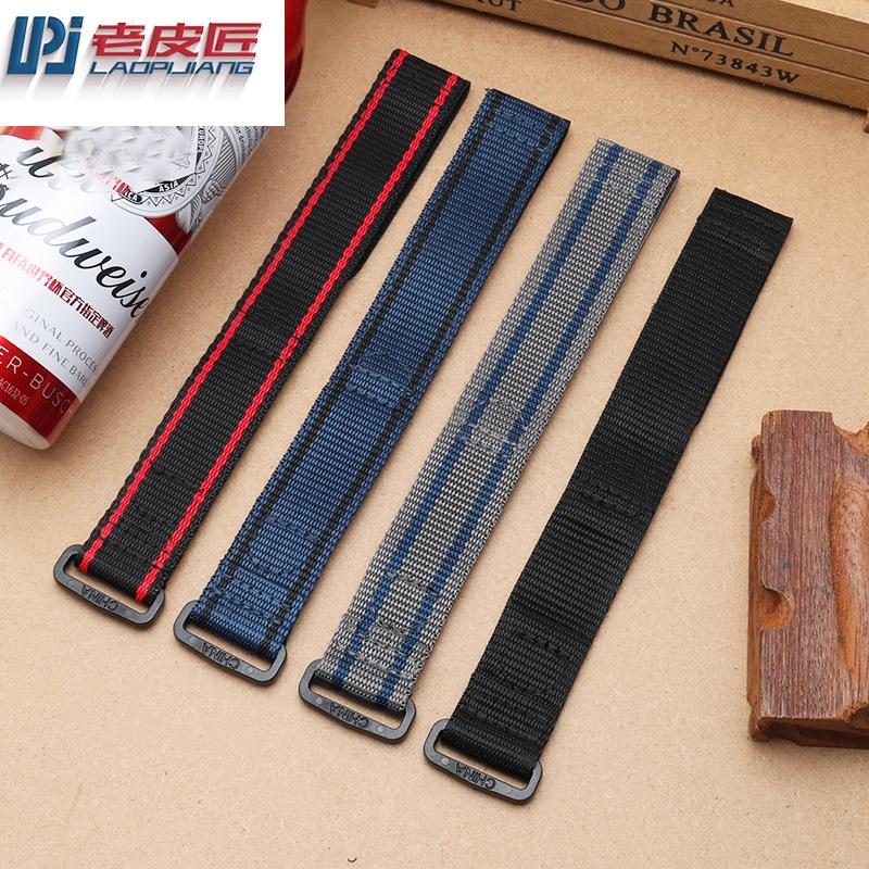 Canvas Strap Instead of r-umenos22mm 23mm Nylon Strap Outdoor Military Watch with r-umenos Silicone Men's Bracelet 18mm 20mm