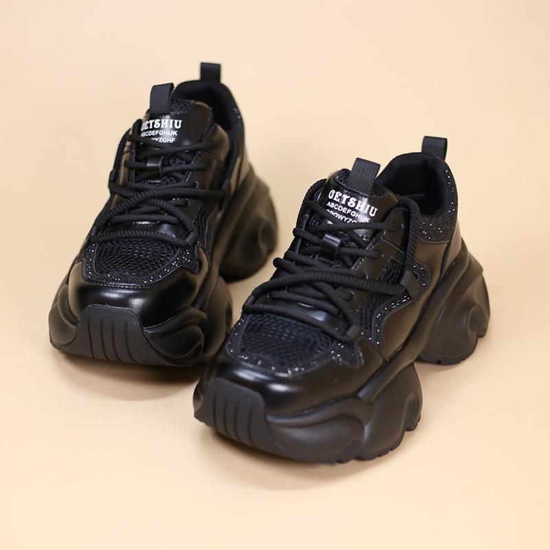 Women's European-Style Height-Increasing Dad Shoes, Fall 2025 Fashion, Small Size Sneakers