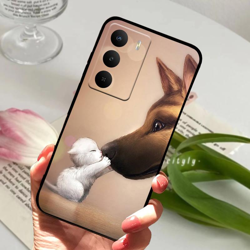Per Realme 14x 5G Custodia RMX5020 Morbido Silicone TPU Cover per Telefono Per Oppo Realme V60 Pro alla Moda Antiurto Bumper Guscio