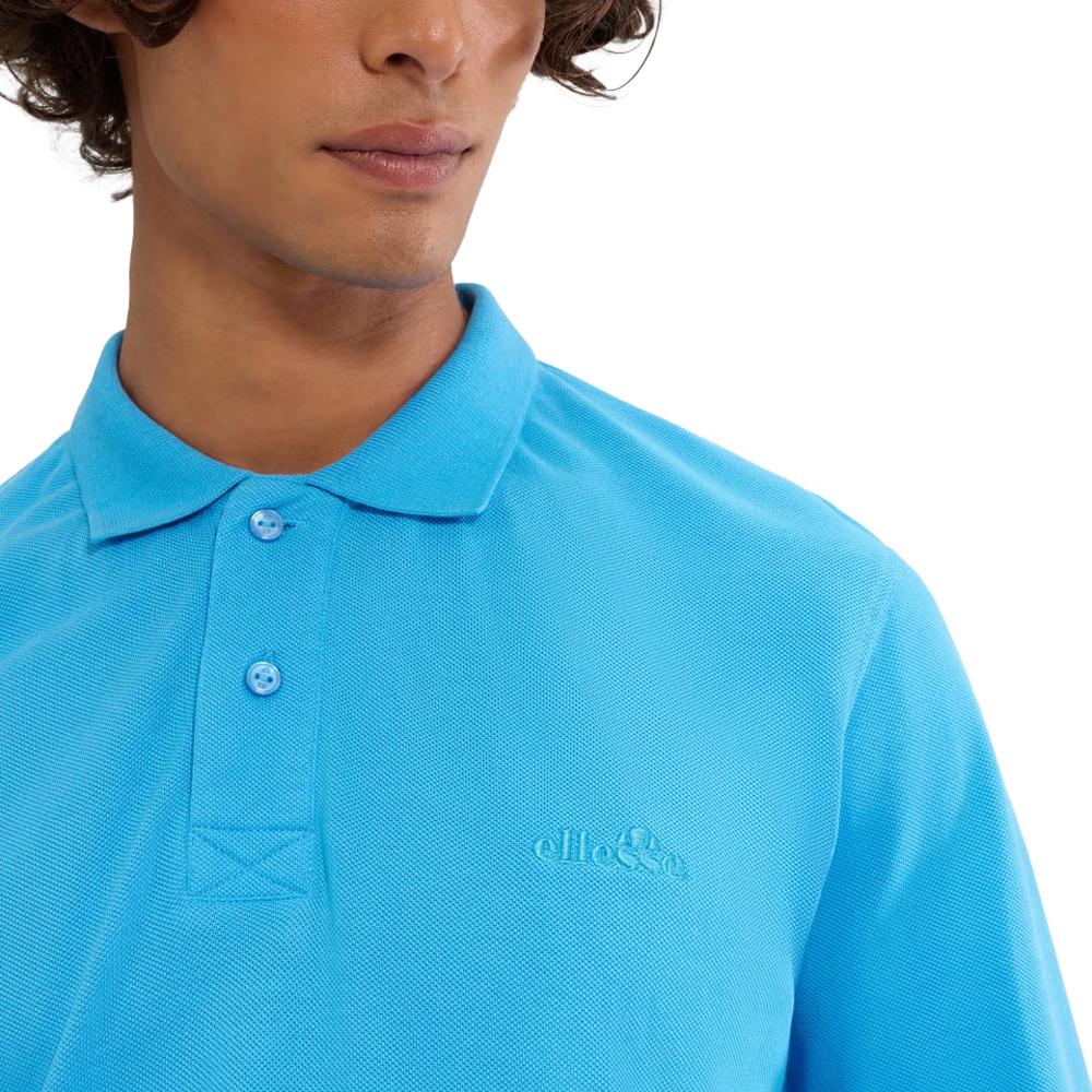 Ellesse Mens Nerola Long-Sleeved Polo Shirt