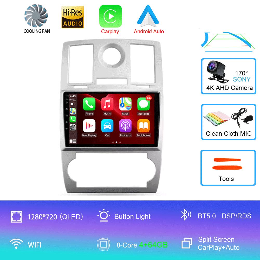 Car Radio Android 14 For Chrysler 300C 1 2004 - 2011 Multimedia Video Player Navigation stereo GPS No 2din 2din DVD