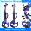 IRIN Smart Electric Violin AU-01 4/4 Adjustable Volume&Timbre Electroacoustic Violin Lightweight Portable Dark Blue Fiddle
