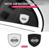 3D Metallschild Aufkleber Kofferraum Außen Styling Zubehör Für Nissan J10 X-Trail Qashqai Juke Leaf Micra NOTE Patrol Gadgets