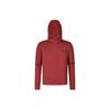 Solid Color Hooded Fitness Knit Jacket Men Jacket Rust-Red A11M411506F-RD