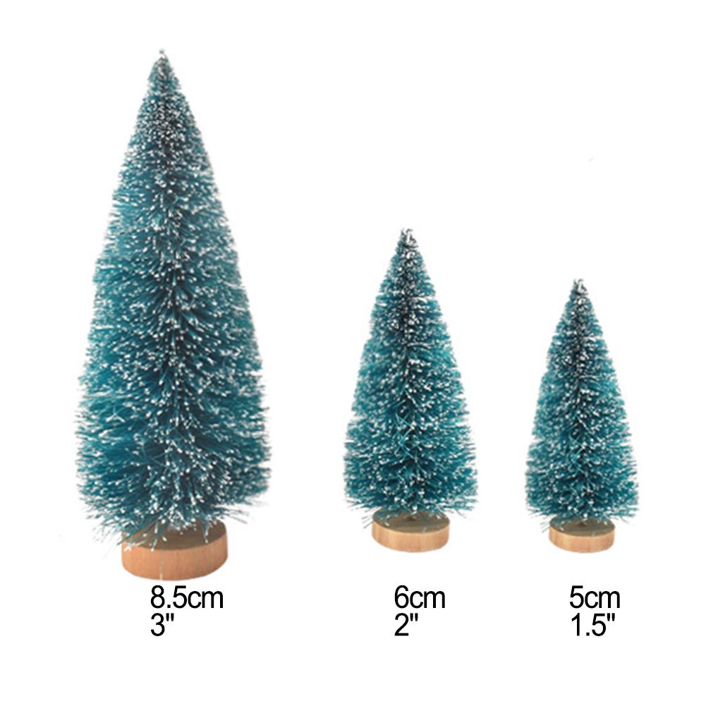 Artificial Tree Bottle Brush Tree Miniature Pine Trees Sturdy Design DIY Crafts
