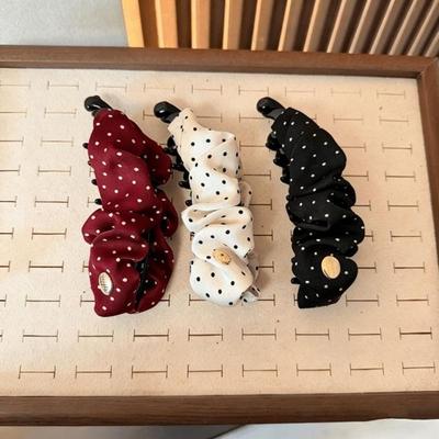 Korean-style Hair Clip Satin Hair Claw Clips Fashion Banana Clip  Adds Volume To Hair