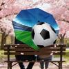 1PC Soccer Ball Umbrella-8-Rib Reinforced, Automatic Open, Lightweight & Durable, Fashion Accessory for Outdoor, H0362