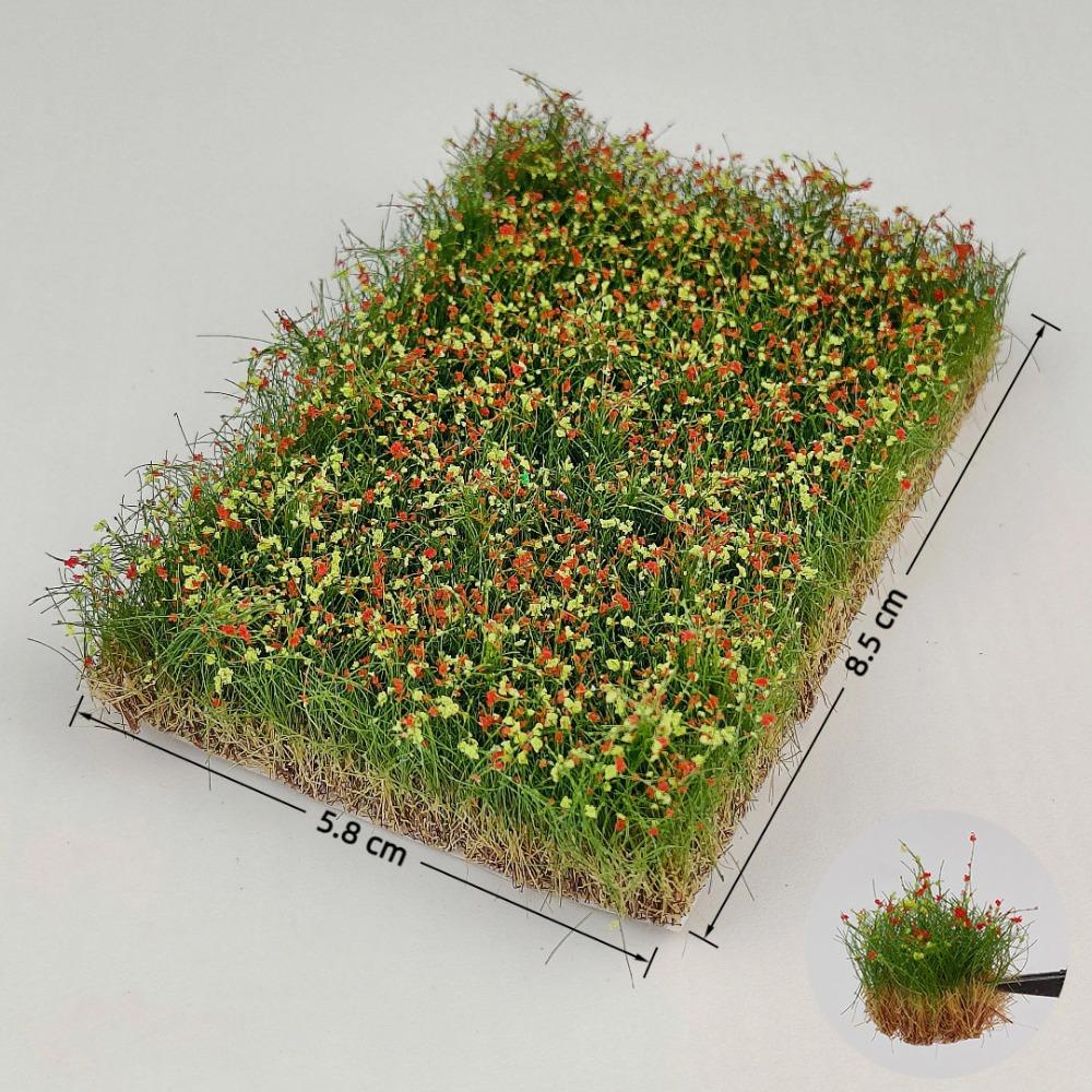 Multicolor Hand Torn Flower Clusters DIY Accessories Height 10mm/16mm Artificial Flower Cluster Sand Table Building Models