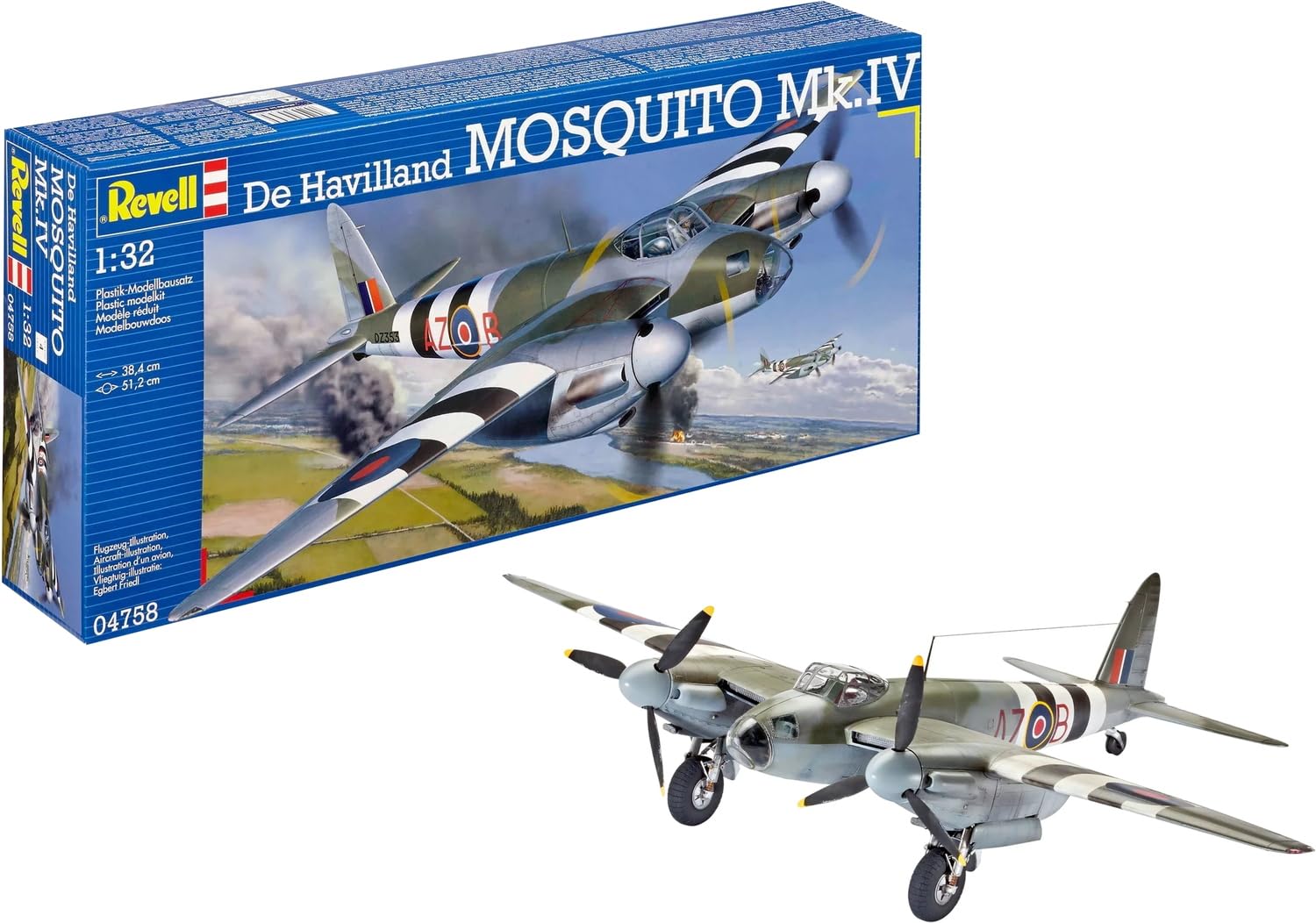 Немецкий Revell Mosquito 04758 Пластиковая модель 1/32 Mk.IV