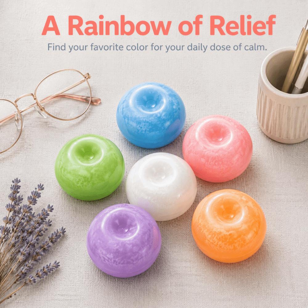 Slow Rising Ball Quick-rebound Squeeze Toy Colorful Sensory Fidget Toy Kid Adults