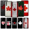 Maple Canada Flag Love Football Phone Case For Samsung Galaxy S23 S24 S22 S21 S20 FE Ultra 5G S10 S10E S9 S8 Plus Soft Cover