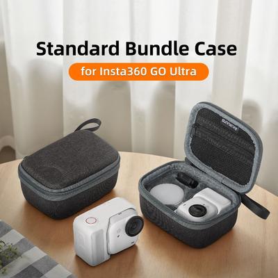 Portable Storage Bag Protective Dustproof Carrying Case Shockproof Anti-Scratch Mini Body Handbag for Insta360 GO Ultra