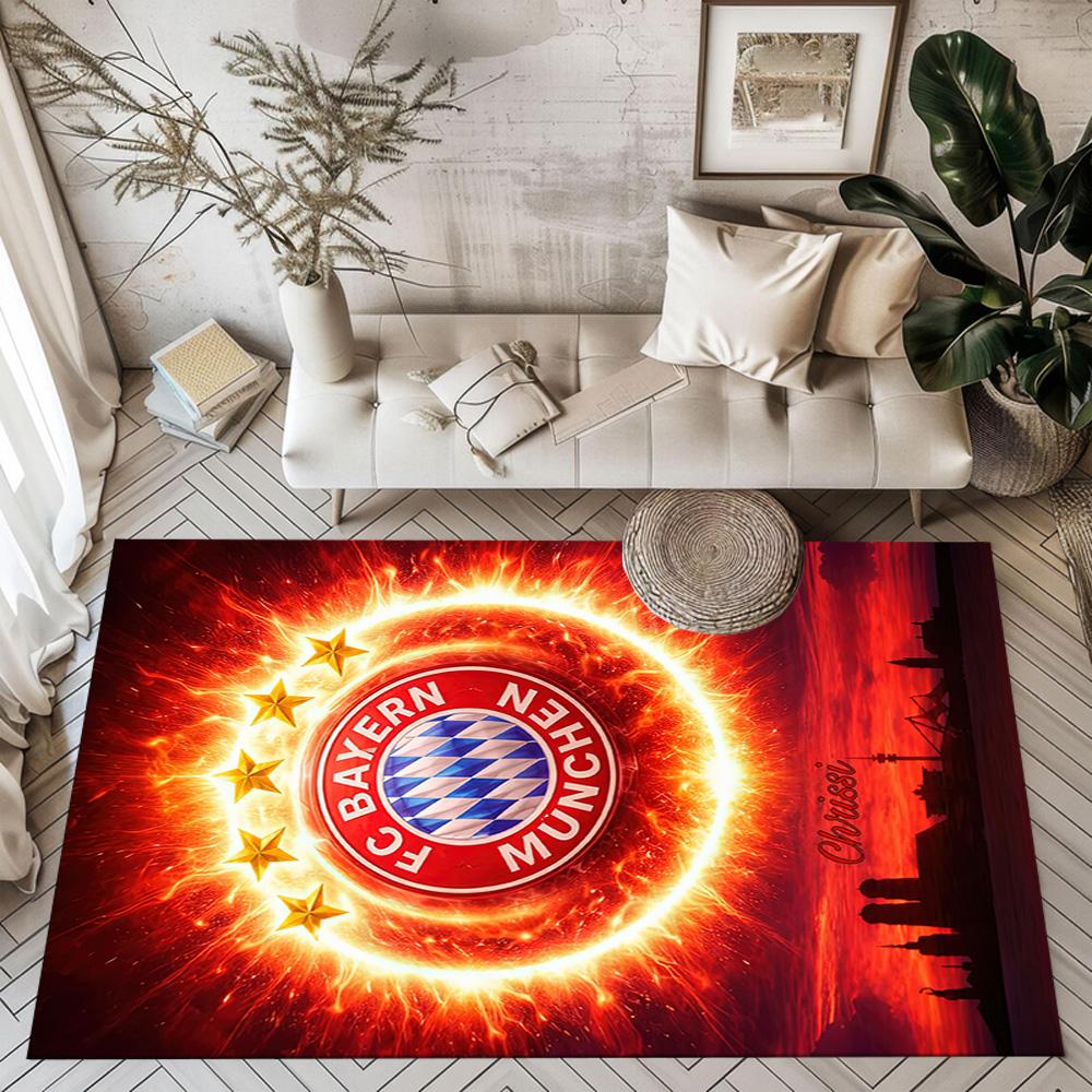 Fc Bayern München Square Rugs Are a Great Choice for Living Rooms, Bedrooms, Home Décor, and As Gifts.