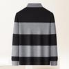 MONTAGUT Men's 10A Antibacterial Contrast Long-Sleeve Polo Shirt
