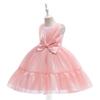 4-7Y Neugeborenen Taufe Prinzessin Vestidos Tutu Geburtstag Party Kinder Taufe Baby Mädchen Kleidung Sommer Hochzeit Kuchen Kleider